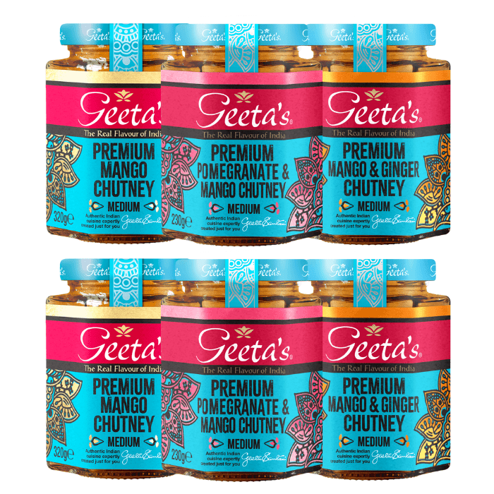 Load image into Gallery viewer, Geeta&#39;s Vegan &amp; Gluten Free Selection Of Tangy Mango Chutneys
