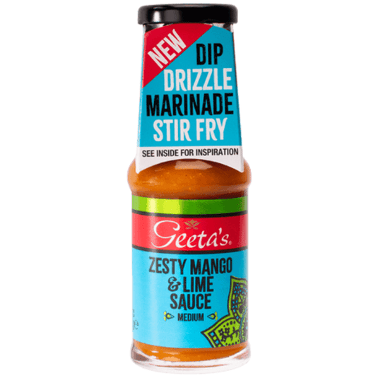 Geeta's Zesty Mango & Lime Sauce Medium Spice 210g