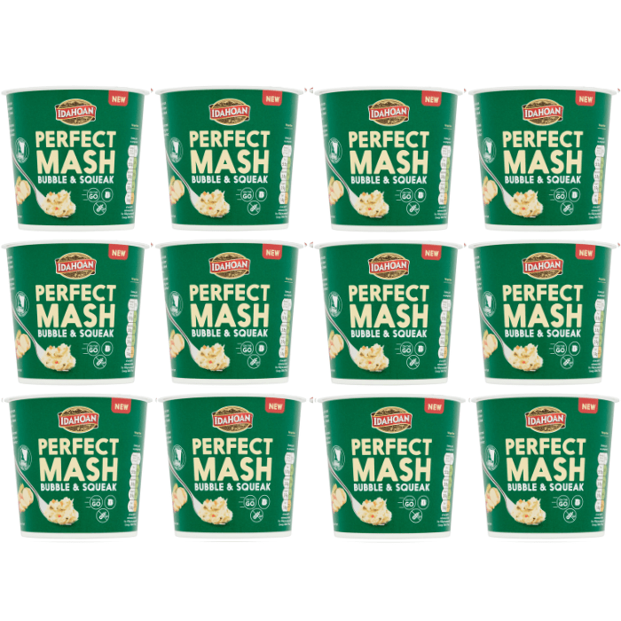Load image into Gallery viewer, Idahoan Perfect Mash Bubble &amp; Squeak 55g Pots Pack of 12
