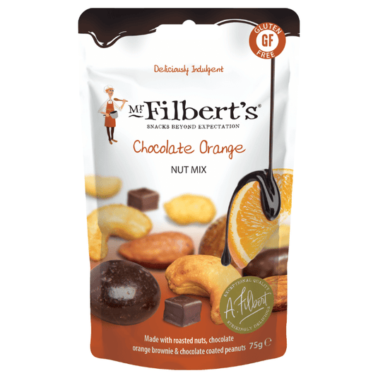 Mr Filbert's Chocolate Orange Nut Mix Snack 75g