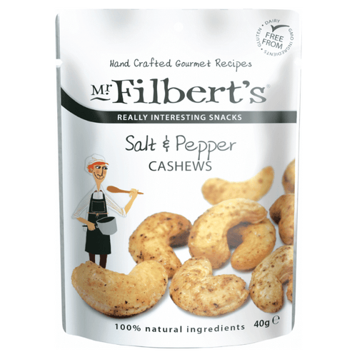 Mr Filbert's Salt & Pepper Cashews 40g