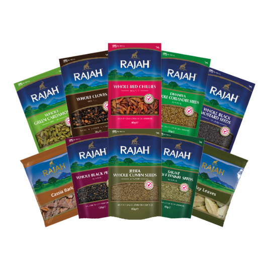 Rajah Spices Essential Whole Spice Bundle