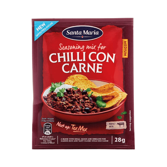 Santa Maria Chilli Con Carne Recipe Seasoning Mix 28g Sachet