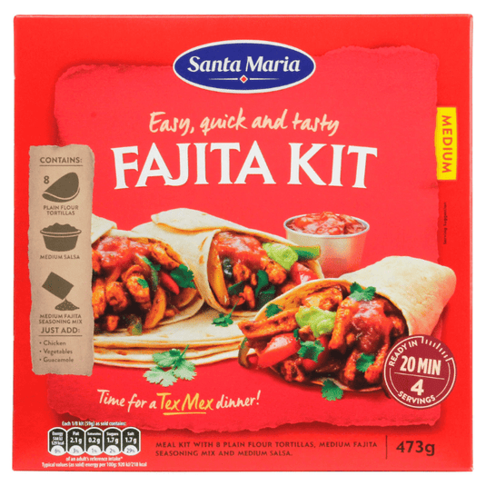 Santa Maria Fajita Dinner Sharing Kit Medium Spice 473g