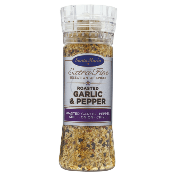 Load image into Gallery viewer, Santa Maria Extra Fine Roasted Garlic &amp; Pepper Grinder
