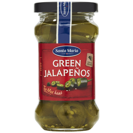 Santa Maria Sliced Pickled Green Jalapenos 200g