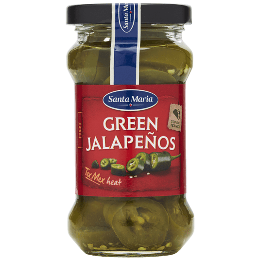 Santa Maria Sliced Pickled Green Jalapenos 200g