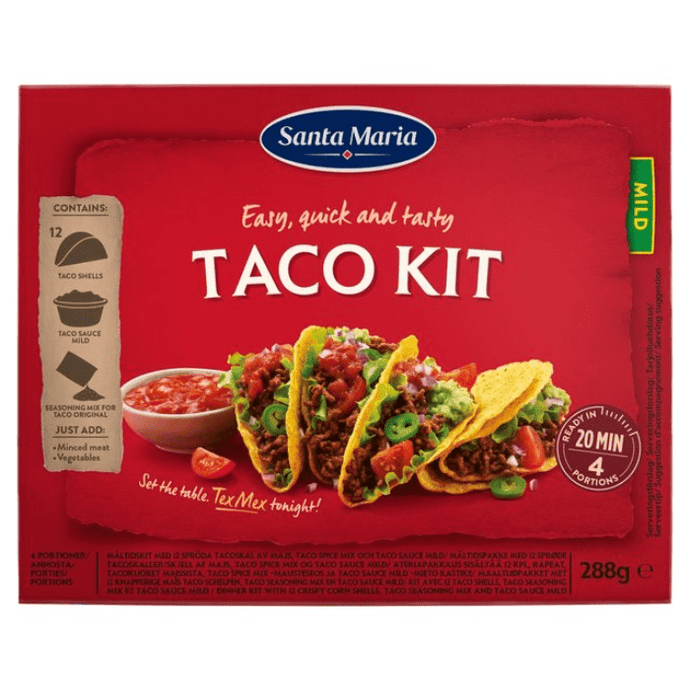 Santa Maria Taco Dinner Sharing Kit Mild Spice 288g