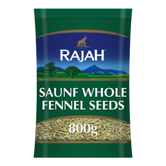 Rajah Spices Whole Spices Whole Fennel Seeds Saunf