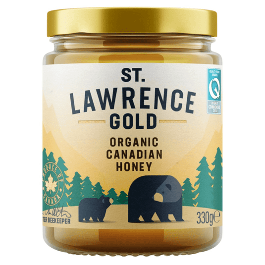 St Lawrence Gold Pure Organic Canadian Honey 330g
