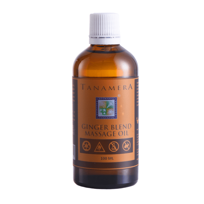 Tanamera Tropical Spa Products Ginger Blend Massage Oil 100ml