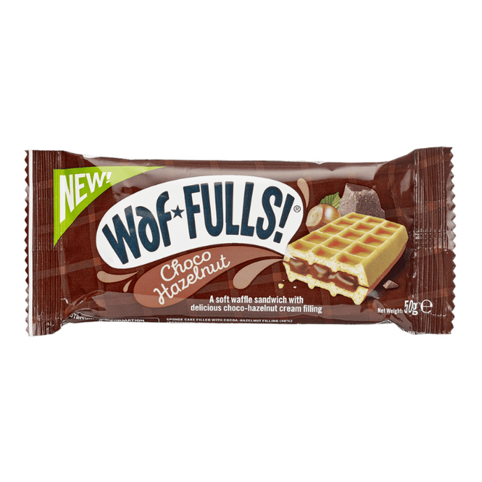 Waffulls On-The-Go Snack Choco Hazelnut Waffle Sandwich 50g