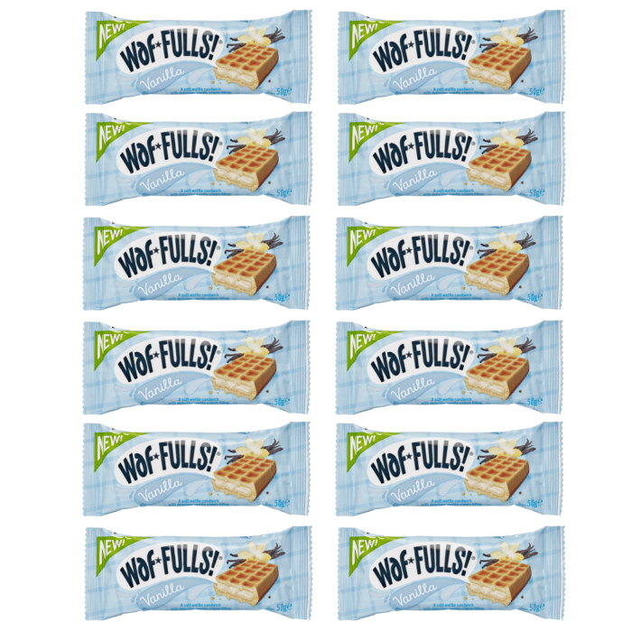 Load image into Gallery viewer, Waffulls On-The-Go Snack Vanilla Waffle Sandwich 50g
