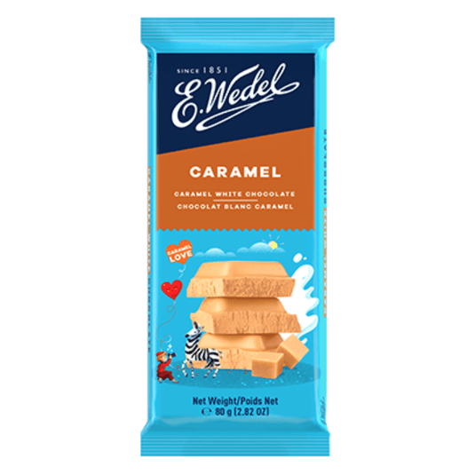 E.Wedel Classic White Chocolate With Caramel Filling 80g