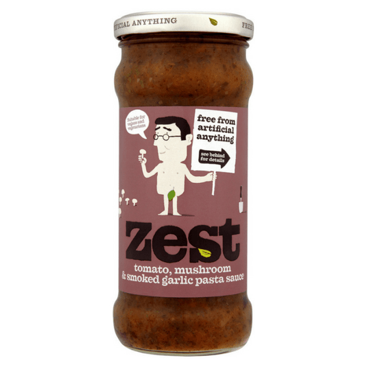 Zest Vegan Tomato Mushroom & Smoked Garlic Pasta Sauce 340g
