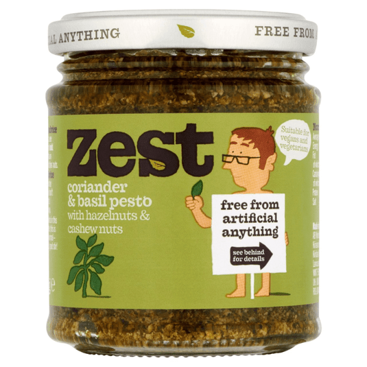 Zest Vegan Coriander & Basil Pesto Sauce 165g