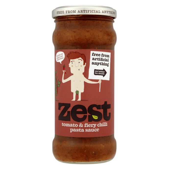 Zest Vegan Tomato & Fiery Chilli Pasta Sauce 340g